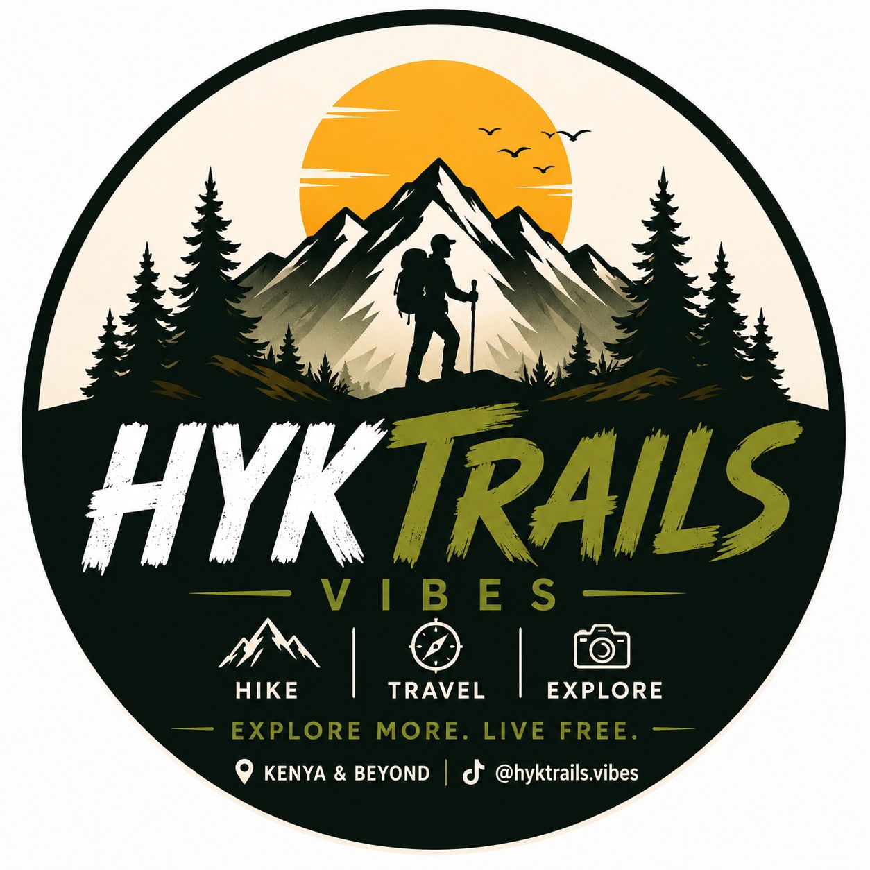 HYK Trail Vibes logo